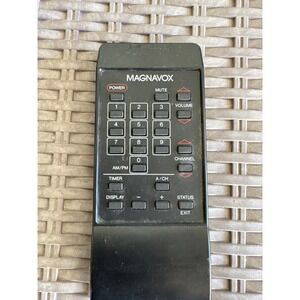 Magnavox TV Remote Control Replacement Black OEM Television Controller